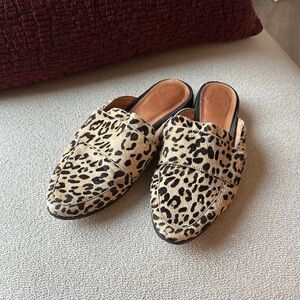 Halogen Leopard Print Mules